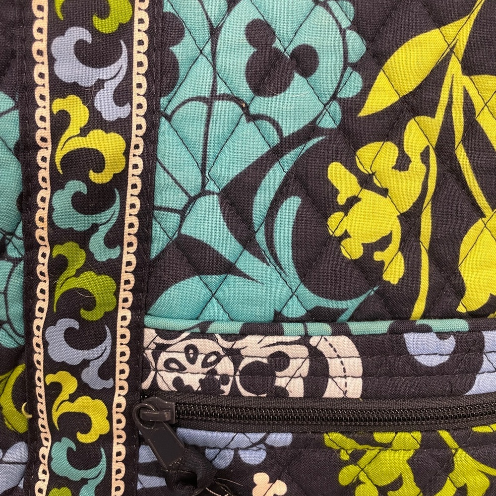 Vera Bradley Blue and Green Crossbody Bag Disney - Picture 2 of 4